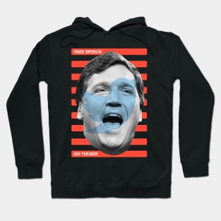 Go Tucker Free Speech Blue Version Hoodie